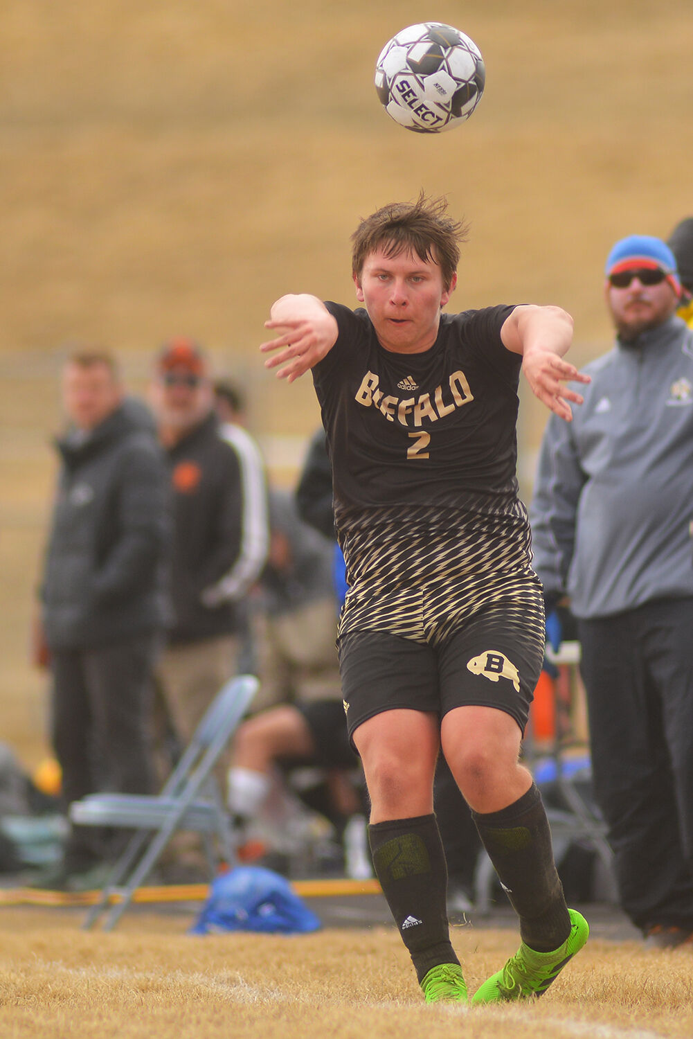 Cory Langevin launches the ball